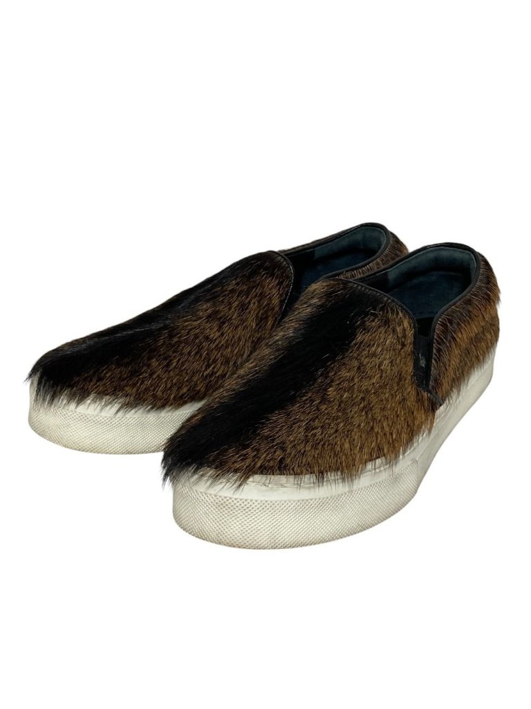 Celine Phoebe Philo Era Hara Kofa Slip On Sneakers 36 Brown Black